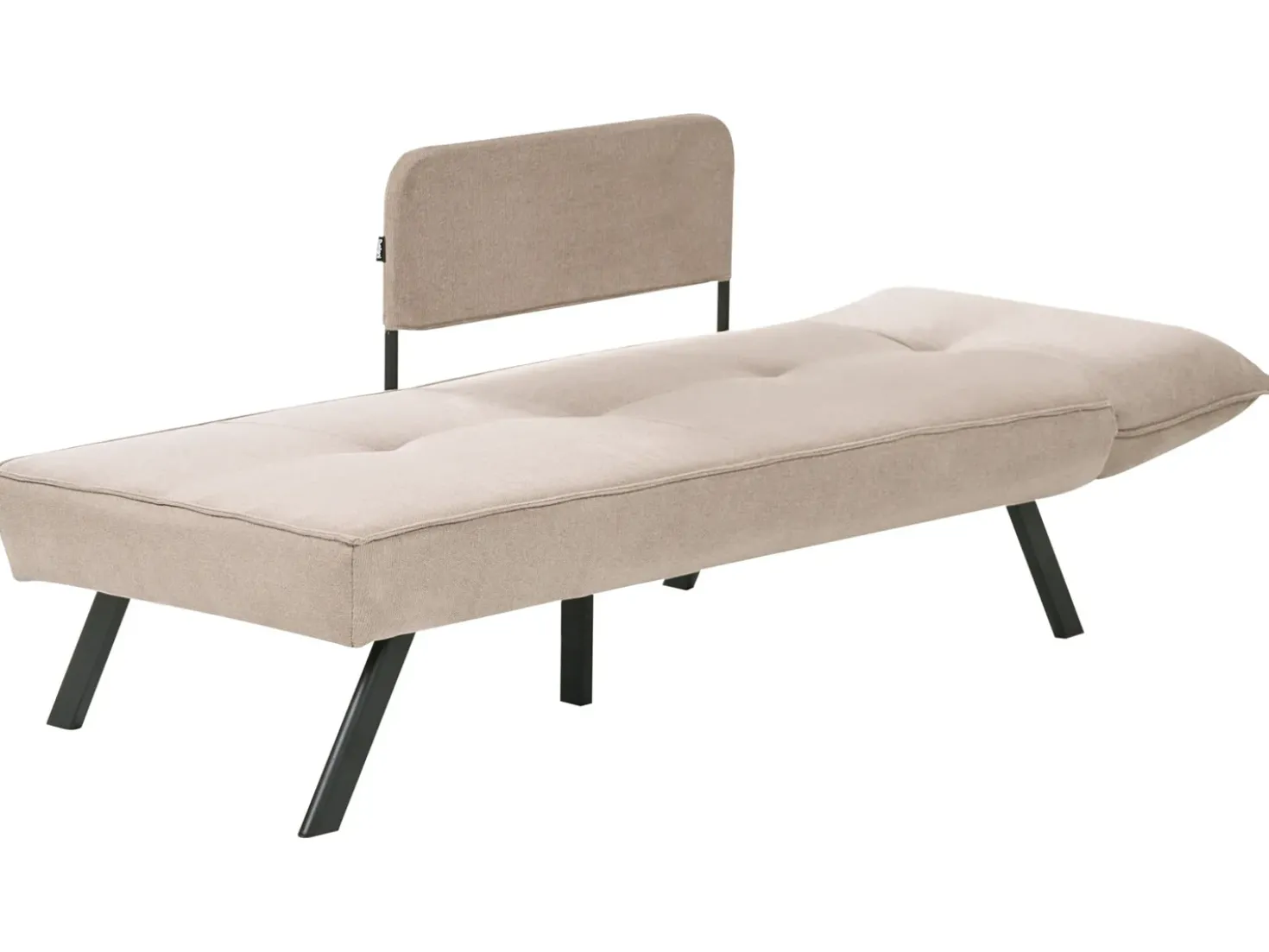 Chaise longue versione destra ROCAMADOUR Tessuto Tortora
