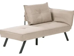 Chaise longue versione destra ROCAMADOUR Tessuto Tortora