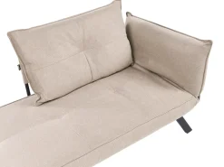 Chaise longue versione destra ROCAMADOUR Tessuto Tortora