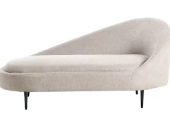Chaise longue versione destra VALREAS Tessuto Tortora