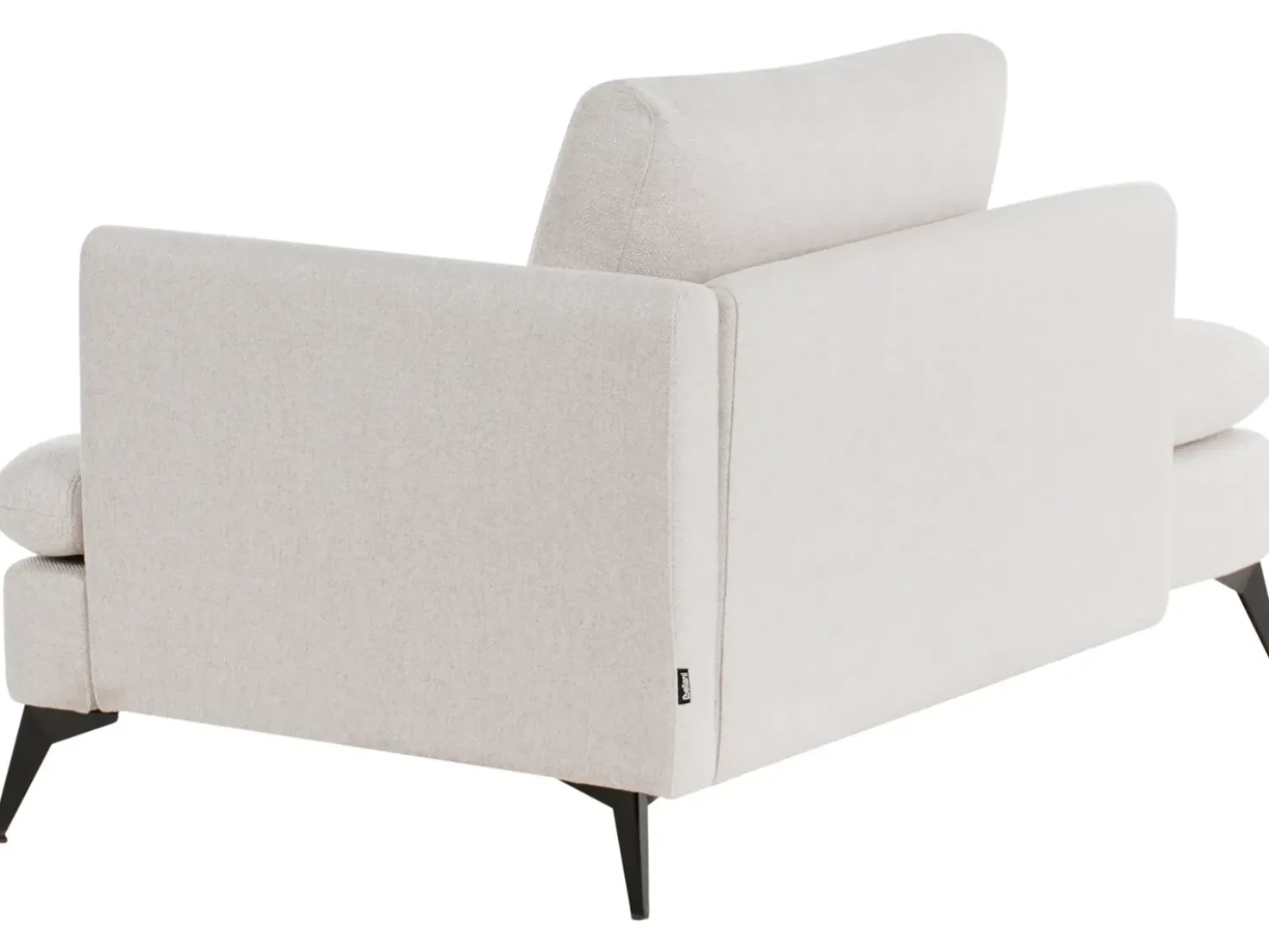 Chaise longue versione destra SIEVOZ Tessuto Beige chiaro