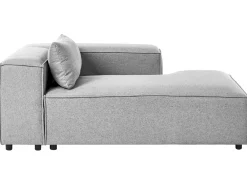 Chaise longue versione sinistra BRANDE Grigio