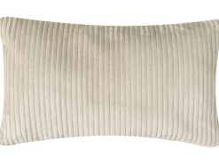 Chaise longue versione sinistra VANVEY Velluto a coste Beige chiaro