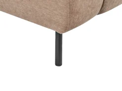 Chaise longue versione sinistra LANNILS Tessuto Marrone chiaro