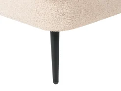 Chaise longue versione sinistra ALLIER Bouclé Beige chiaro