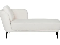 Chaise longue versione sinistra ARTHEZE Bouclé Bianco sporco