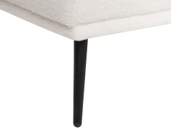 Chaise longue versione sinistra ARTHEZE Bouclé Bianco sporco