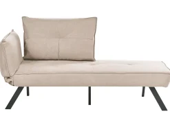 Chaise longue versione sinistra ROCAMADOUR Tessuto Tortora