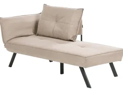 Chaise longue versione sinistra ROCAMADOUR Tessuto Tortora