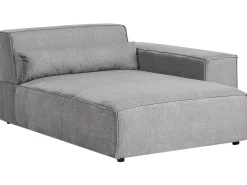 Chaise longue versione sinistra HELLNAR Tessuto Grigio