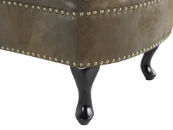 Chaise longue versione sinistra NIMES Scamosciato sintetico Marrone scuro