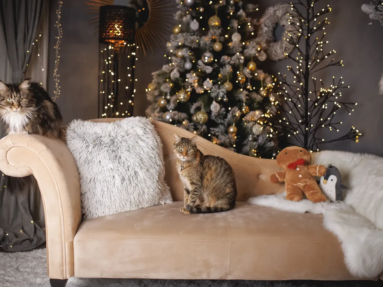 Chaise longue versione sinistra LATTES Velluto Beige
