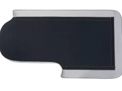 Chaise longue versione sinistra ALLIER Velluto Grigio chiaro