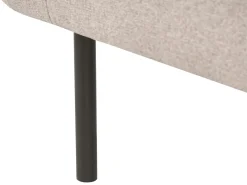 Chaise longue versione sinistra MIRMANDE Tessuto Marrone chiaro