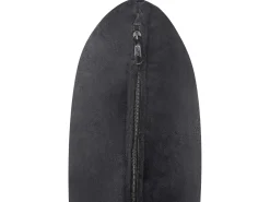 Chaise longue versione sinistra LATTES II Velluto Nero con cuscino
