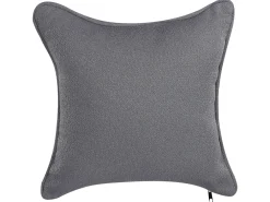 Chaise longue versione sinistra CHEVANNES Bouclé Grigio scuro