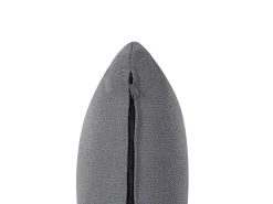 Chaise longue versione sinistra CHEVANNES Bouclé Grigio scuro