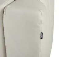 Chaise longue versione sinistra LANNILS Tessuto Bianco sporco