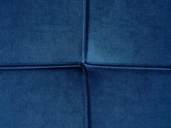 Chaise longue versione sinistra GONESSE Velluto Blu