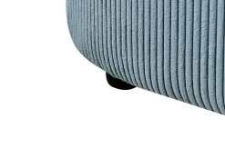 Chaise longue versione sinistra VANVEY Velluto a coste Blu