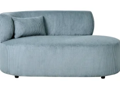 Chaise longue versione sinistra VANVEY Velluto a coste Blu