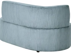 Chaise longue versione sinistra VANVEY Velluto a coste Blu