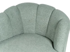 Chaise longue versione sinistra ALLIER Bouclé Verde