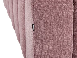 Chaise longue versione sinistra LANNILS Tessuto Rosa