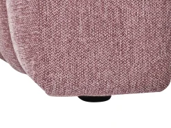 Chaise longue versione sinistra LANNILS Tessuto Rosa
