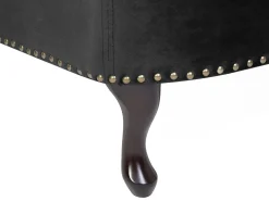 Chaise longue versione sinistra NIMES Velluto Nero