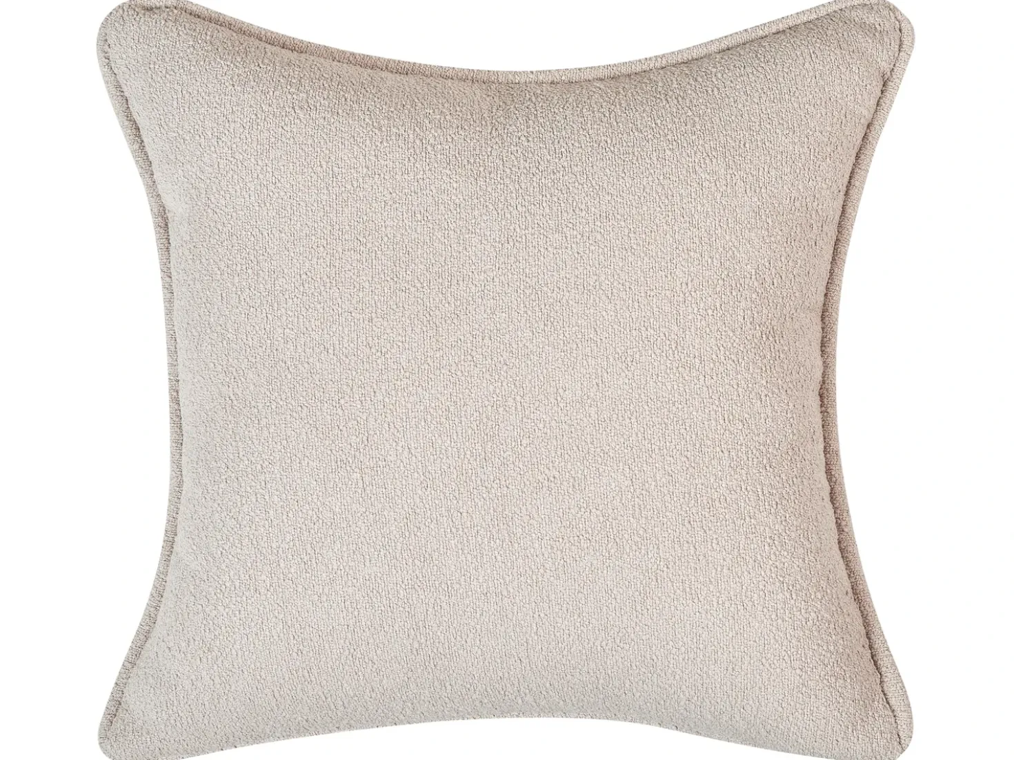 Chaise longue versione sinistra CHEVANNES Bouclé Beige chiaro