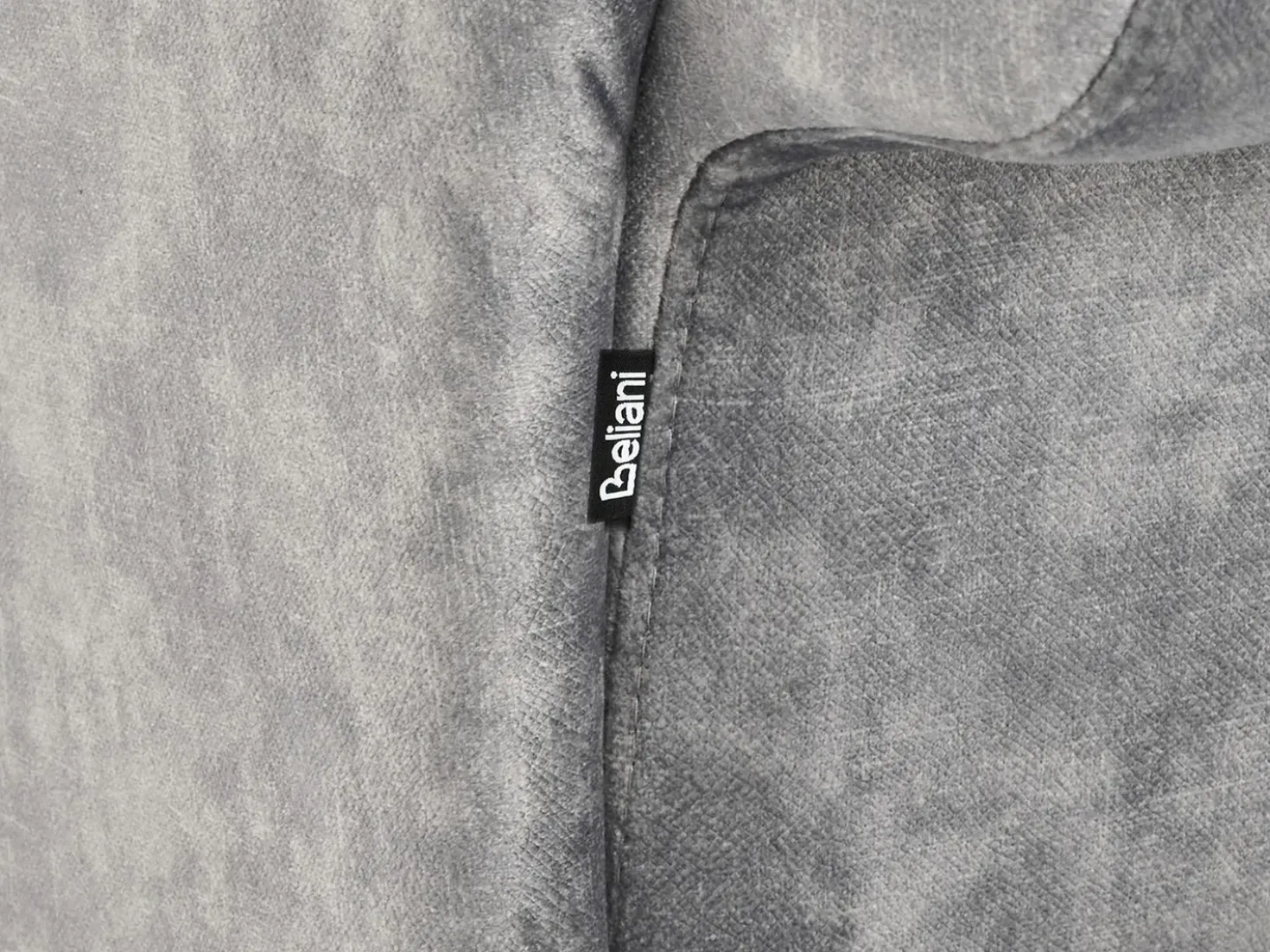 Chaise longue versione sinistra LATTES II Velluto Grigio