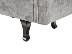 Chaise longue versione sinistra LATTES II Velluto Grigio