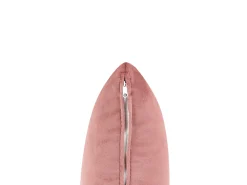 Chaise longue versione sinistra MERI Velluto Rosa con contenitore
