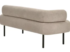 Chaise longue versione sinistra MIRMANDE Tessuto Tortora