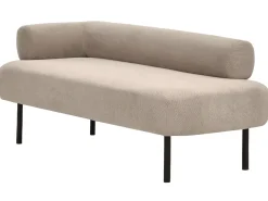 Chaise longue versione sinistra MIRMANDE Tessuto Tortora