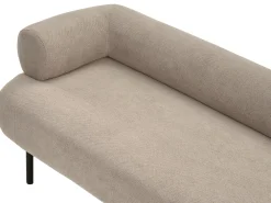 Chaise longue versione sinistra MIRMANDE Tessuto Tortora