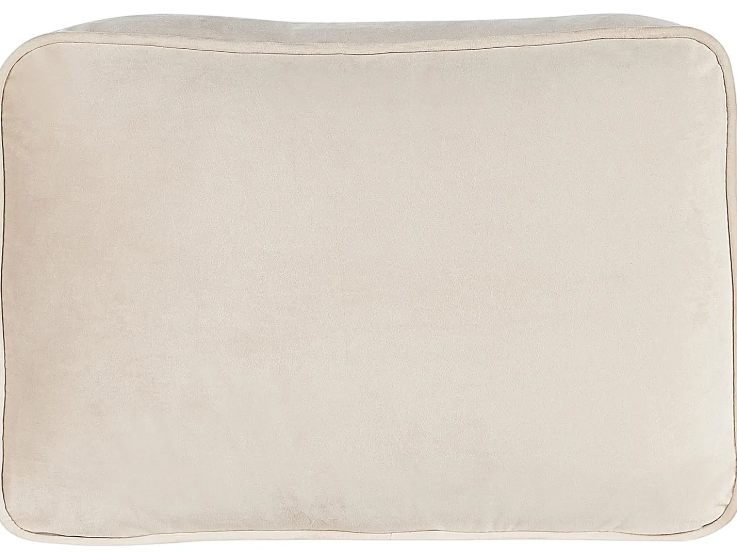 Chaise longue versione sinistra MIRAMAS Velluto Beige