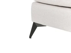 Chaise longue versione sinistra SIEVOZ Tessuto Beige chiaro