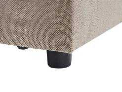 Chaise longue VIZILLE Tessuto Tortora