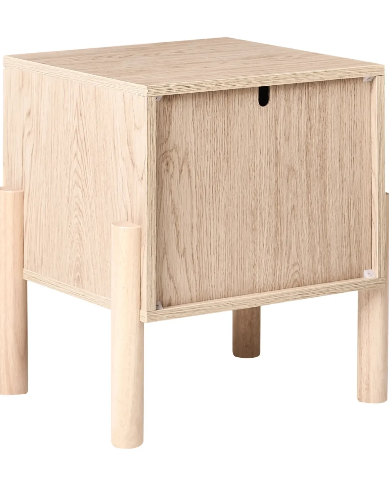 Comodino 2 cassetti COLLINS Marrone chiaro