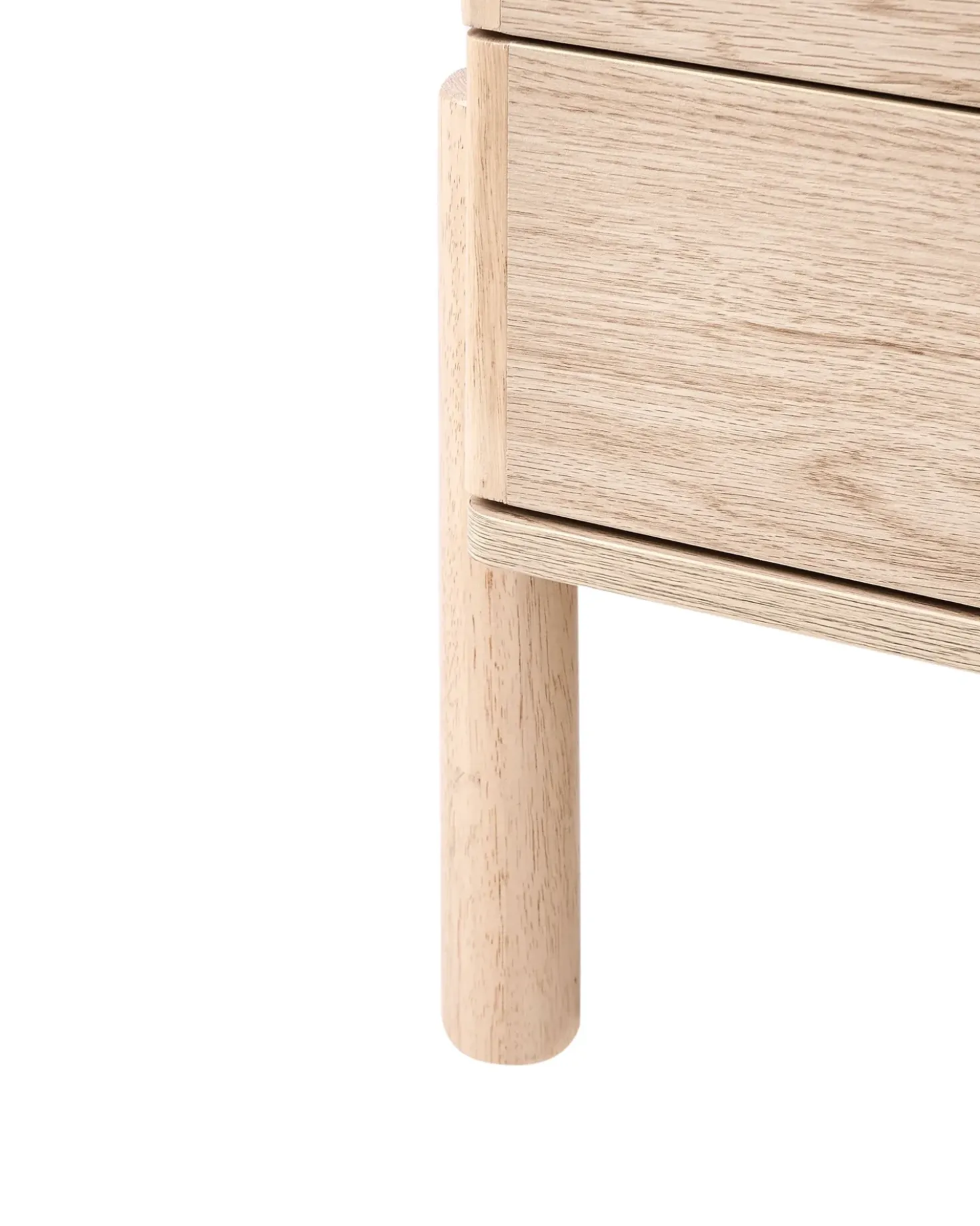Comodino 2 cassetti COLLINS Marrone chiaro