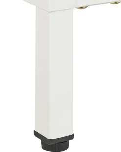 Comodino 2 cassetti KYLEA Metallo Bianco
