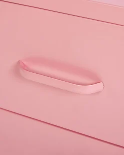 Comodino 2 cassetti MALAVI Metallo Rosa