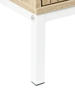 Comodino 2 cassetti ROYALLA Marrone chiaro