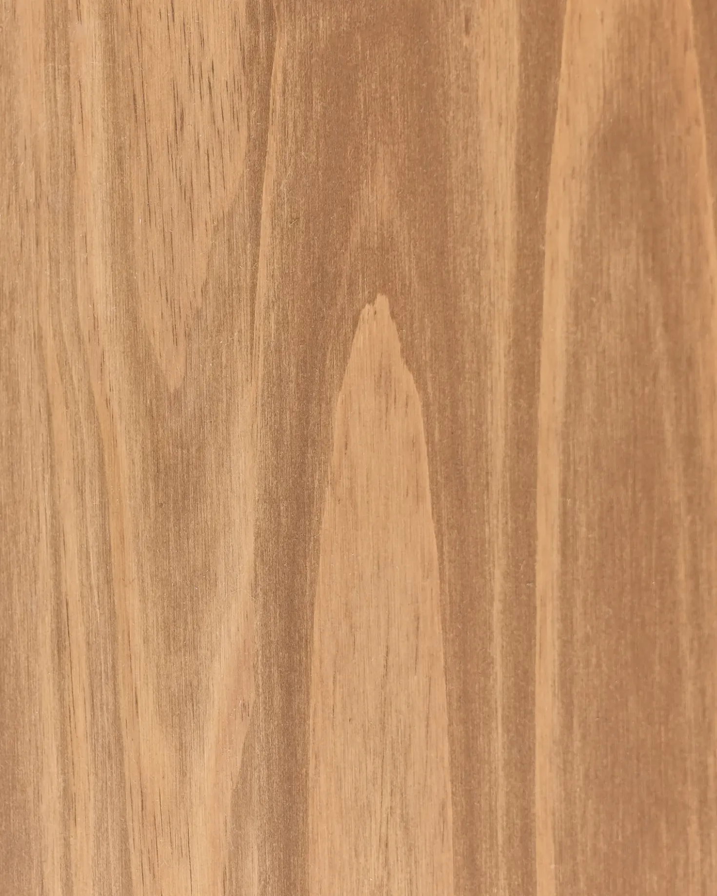 Comodino 2 cassetti SHILLINGTON Legno di pino Marrone/Nero
