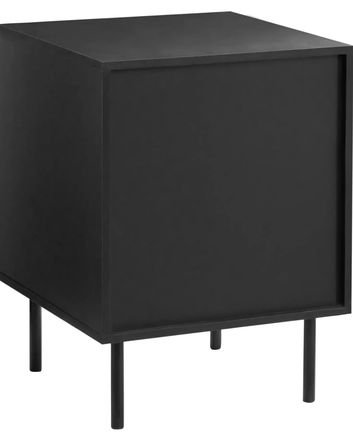 Comodino 2 cassetti WALGETT Nero
