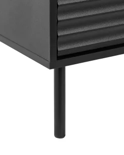 Comodino 2 cassetti WALGETT Nero
