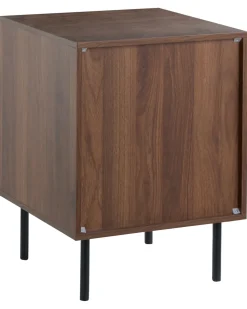 Comodino 2 cassetti WALGETT Marrone scuro