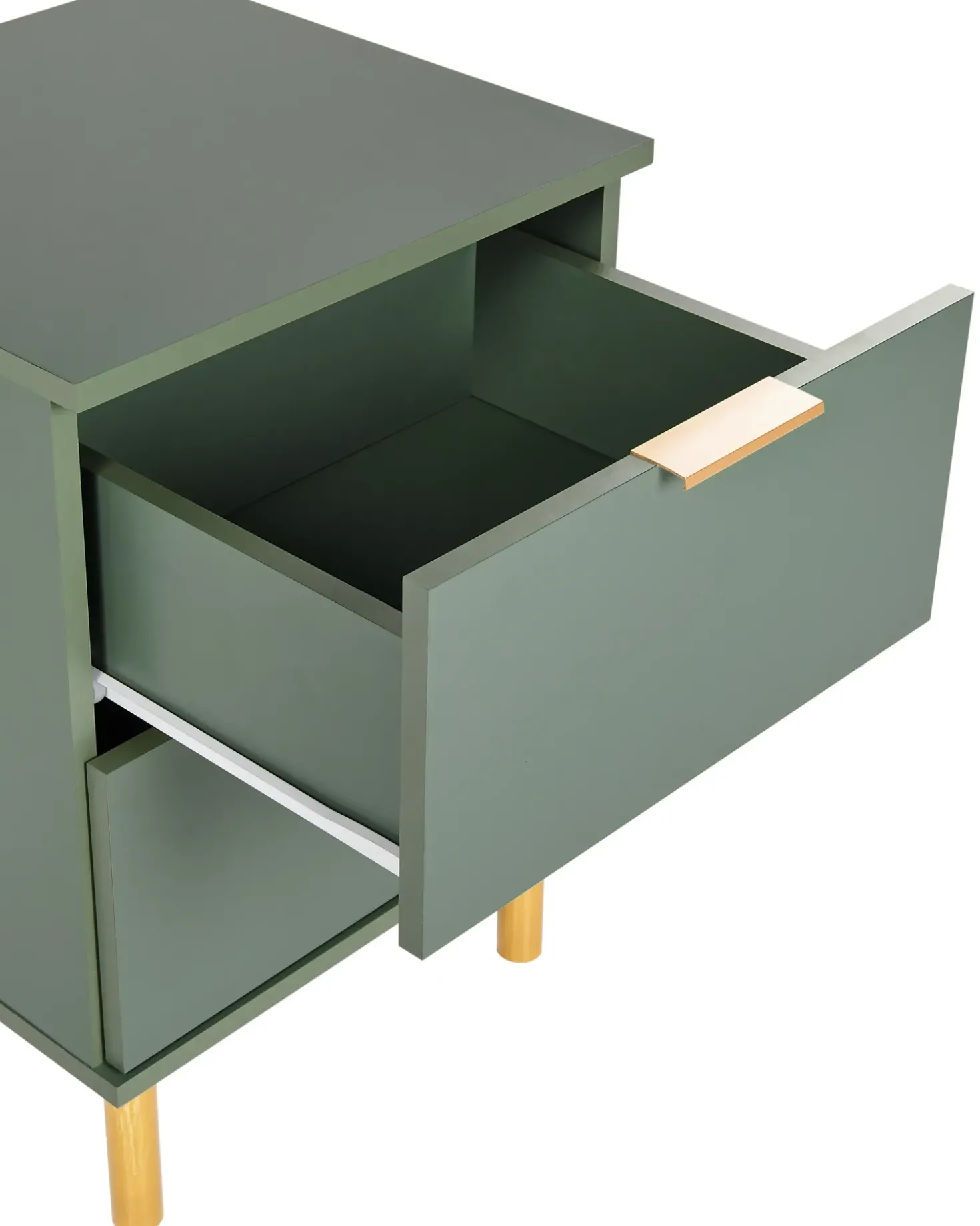 Comodino 2 cassetti WALPOLE Verde